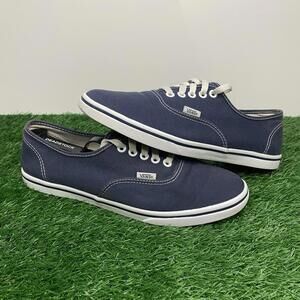 Vans Authentic Core Classic Sneakers Size Men's 8 Women's 9.5 Navy Canvas TC9R